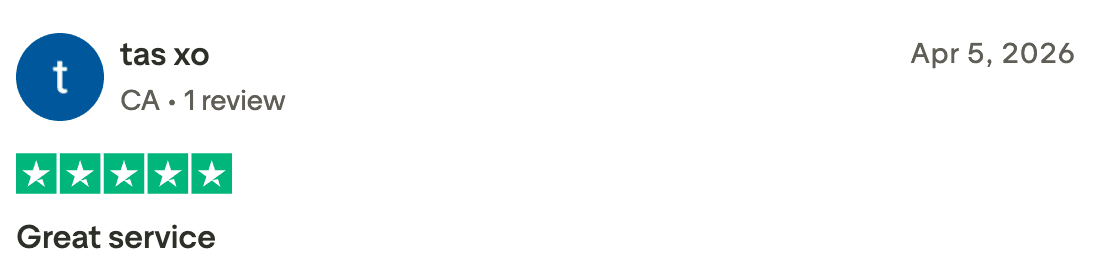 Trustpilot review
